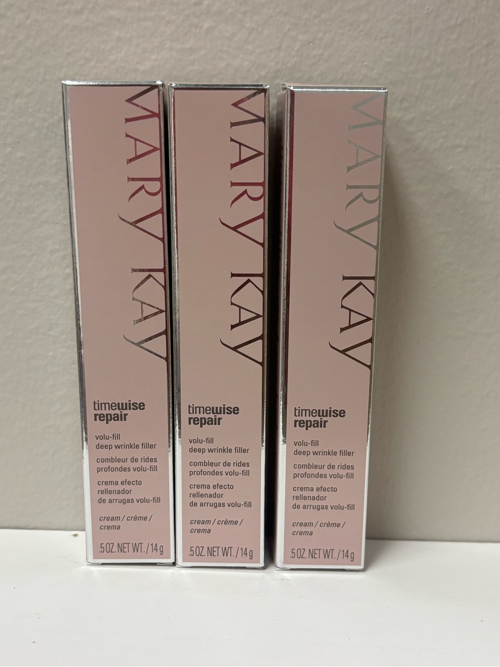 Lot of 3 Mary Kay Timewise Repair Volu-Fill Deep Wrinkle Filler - Cream